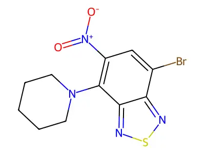 7-Bromo-5-nitro-4-piperidylbenzo[c]1,2,5-thiadiazole structure