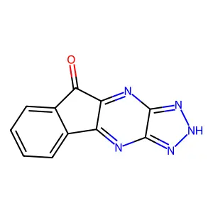 2H-1,2,3,4,10-Pentaazacyclopenta[b]fluoren-9-one structure