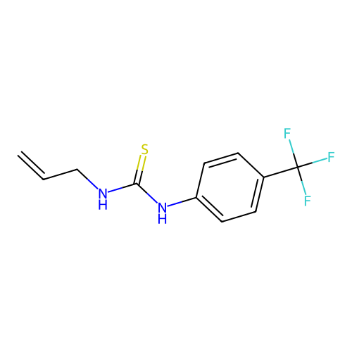 1-Allyl-3-[4-(trifluoromethyl)phenyl]-2-thiourea structure