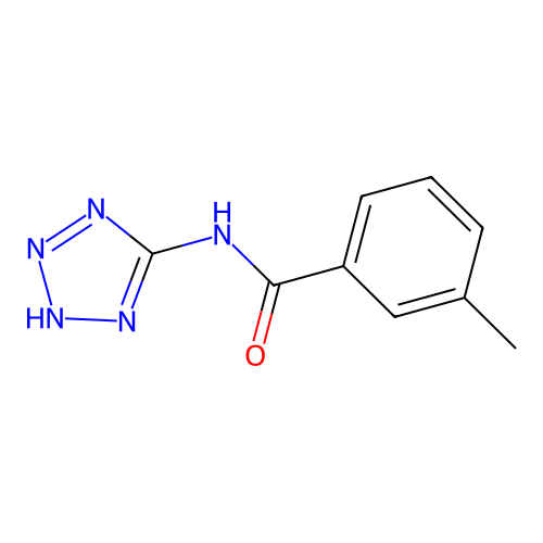 3-methyl-N-(1H-tetrazol-5-yl)benzamide structure