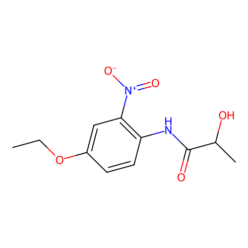 N-(4-Ethoxy-2-nitrophenyl)-2-hydroxypropanamide structure