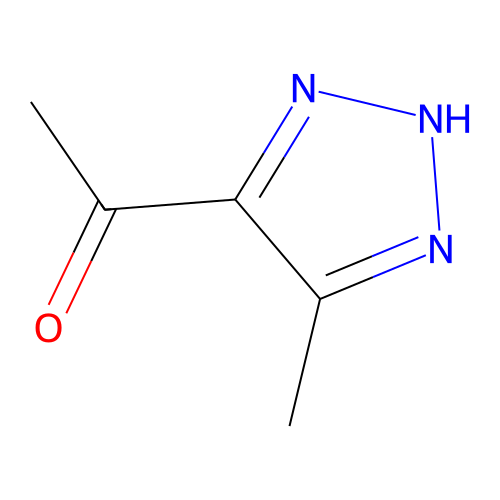 4-acetyl-5-methyl-1H-1,2,3-triazole structure