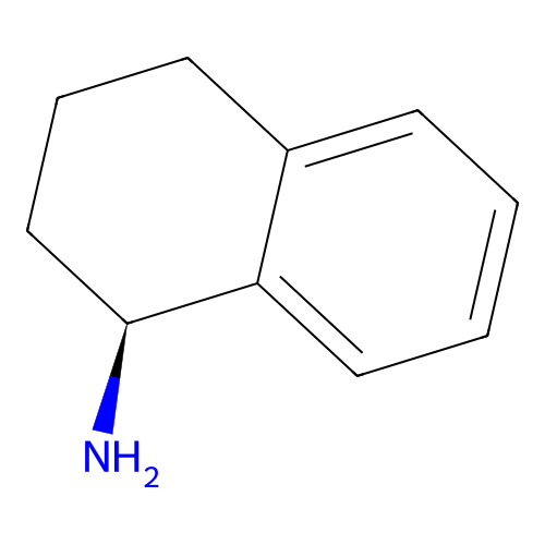1-Aminotetralin, (S)- structure