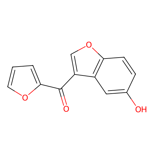3-(Furan-2-carbonyl)-1-benzofuran-5-OL structure
