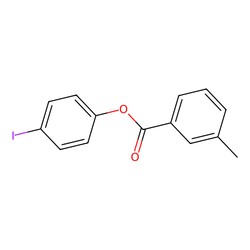 4-Iodophenyl 3-methylbenzoate structure