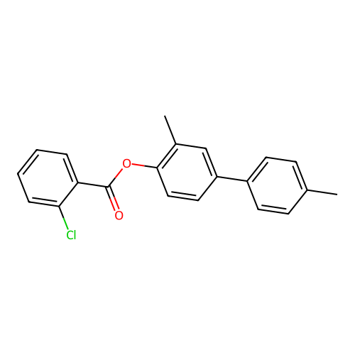 3,4'-Dimethyl[1,1'-biphenyl]-4-yl 2-chlorobenzoate structure