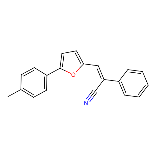 3-[5-(4-Methylphenyl)furan-2-yl]-2-phenylprop-2-enenitrile structure