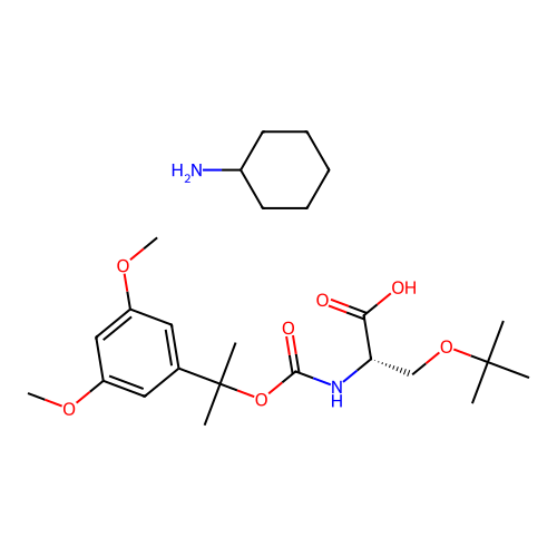 Ddz-ser(tbu)-OH cha structure
