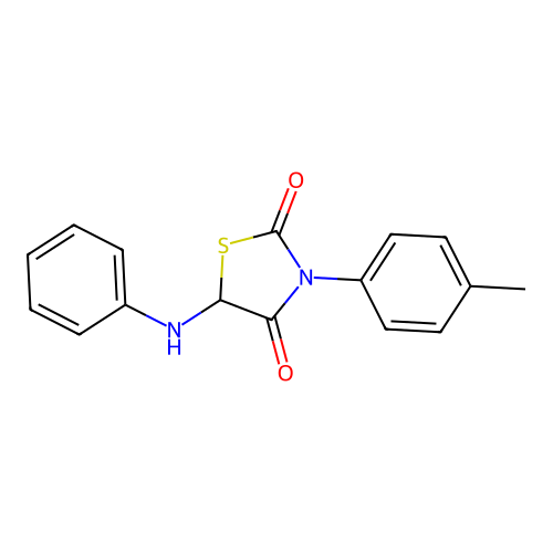 3-(4-Methylphenyl)-5-(phenylamino)-1,3-thiazolidine-2,4-dione structure