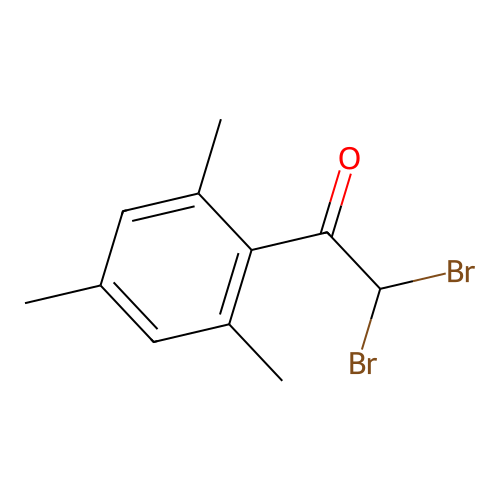 2,2-Dibromo-1-(2,4,6-trimethylphenyl)ethanone structure