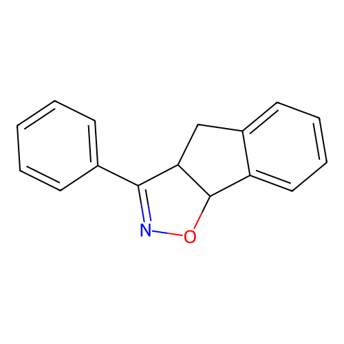 4H-Indeno(2,1-d)isoxazole, 3a,8b-dihydro-3-phenyl- structure