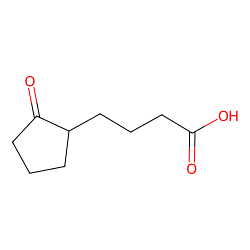 Butanoic acid, 4-(2-oxocyclopentyl)- structure
