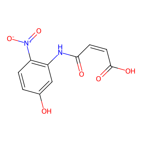 (Z)-3-(5-Hydroxy-2-nitro-phenylcarbamoyl)-acrylic acid structure