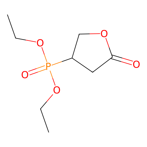 Diethyl (5-oxotetrahydrofuran-3-yl)phosphonate structure