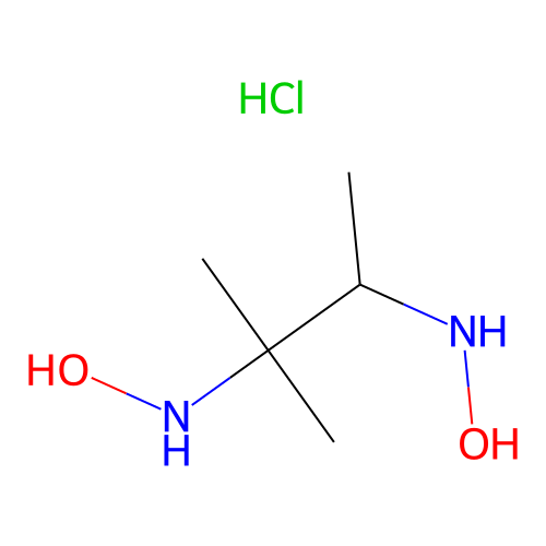 2,3-Bis(hydroxyamino)-2-methylbutane hydrochloride structure