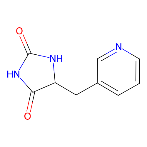 2,4-Imidazolidinedione, 5-(3-pyridinylmethyl)- structure