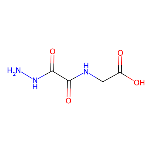 2-[(2-Hydrazinyl-2-oxoacetyl)amino]acetic acid structure