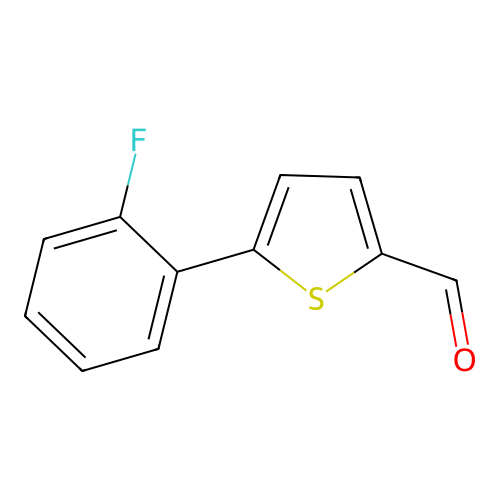 5-(2-Fluorophenyl)thiophene-2-carbaldehyde structure