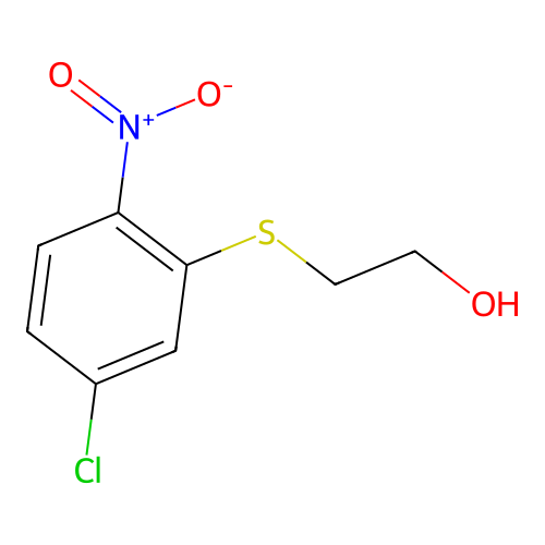 2-[(5-Chloro-2-nitrophenyl)sulfanyl]ethanol structure