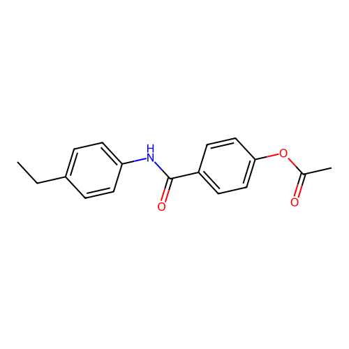 4-[(4-Ethylphenyl)carbamoyl]phenyl acetate structure