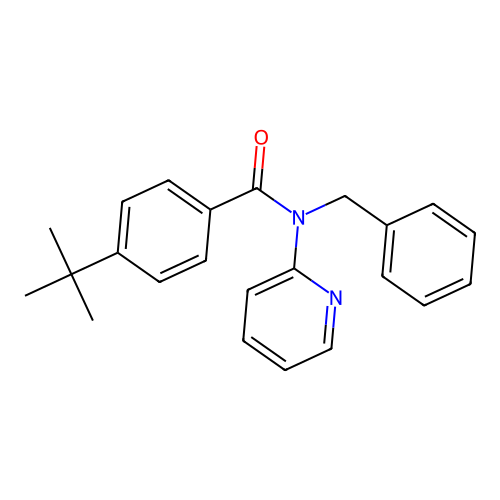 N-苄基-4-叔丁基-N-(吡啶-2-基)苯甲酰胺 structure