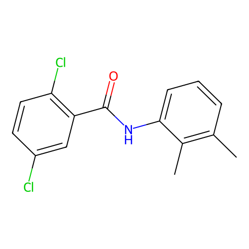 2,5-dichloro-N-(2,3-dimethylphenyl)benzamide structure