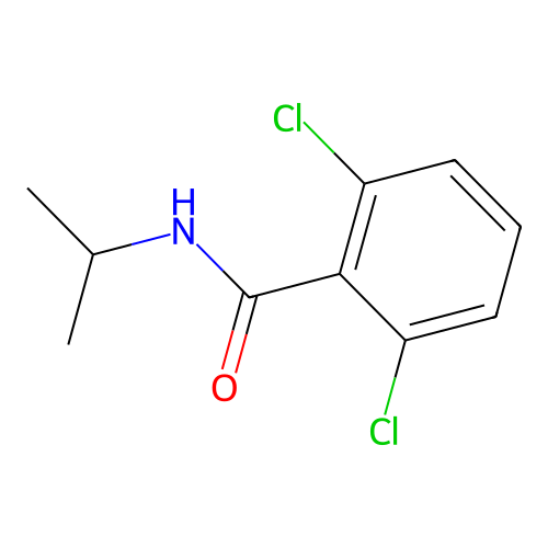 2,6-dichloro-N-(propan-2-yl)benzamide structure