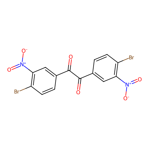 1,2-Bis(4-bromo-3-nitrophenyl)ethane-1,2-dione structure