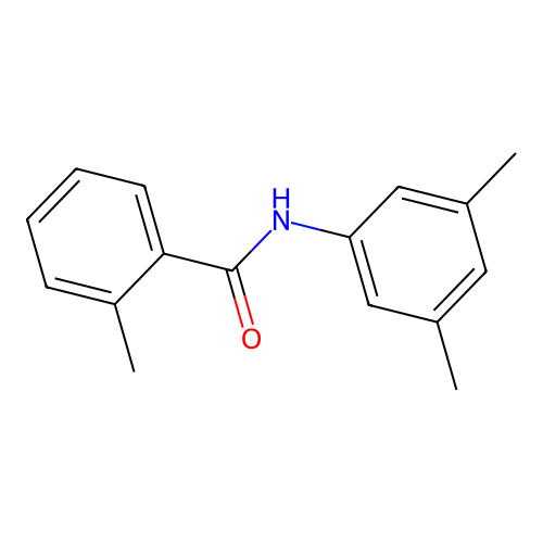 N-(3,5-dimethylphenyl)-2-methylbenzamide structure