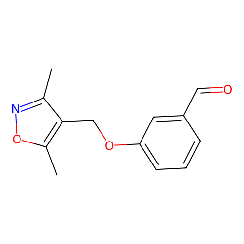 3-[(3,5-Dimethylisoxazol-4-yl)methoxy]benzaldehyde structure