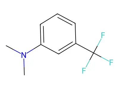 N,N-dimethyl-3-(trifluoromethyl)aniline structure