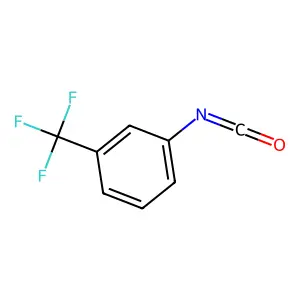 3-(Trifluoromethyl)phenyl isocyanate structure