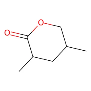 2H-Pyran-2-one, tetrahydro-3,5-dimethyl- structure