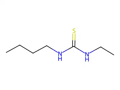 Butylethylthiourea structure