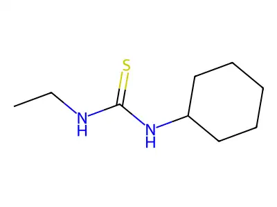 1-Cyclohexyl-3-ethylthiourea structure
