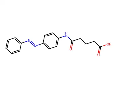 4-(4-Phenylazo-phenylcarbamoyl)-butyric acid structure