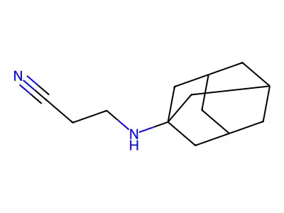 3-(Adamantan-1-ylamino)-propionitrile structure