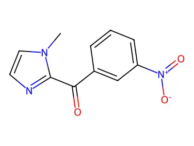(1-methyl-1H-imidazol-2-yl)(3-nitrophenyl)methanone structure