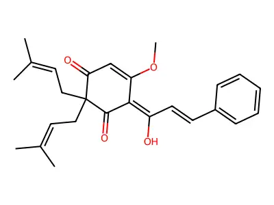 Tunicatachalcone structure