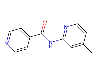 N-(4-Methyl-pyridin-2-yl)-isonicotinamide structure