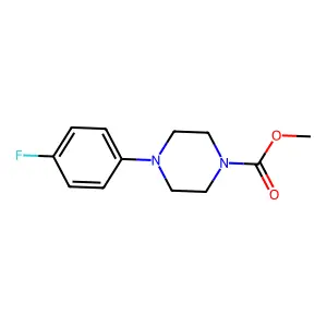 Methyl 4-(4-fluorophenyl)piperazine-1-carboxylate structure