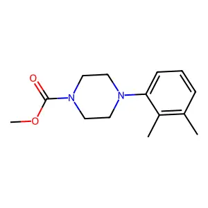 Methyl 4-(2,3-dimethylphenyl)piperazine-1-carboxylate structure
