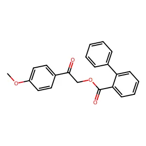 [2-(4-Methoxyphenyl)-2-oxoethyl] 2-phenylbenzoate structure