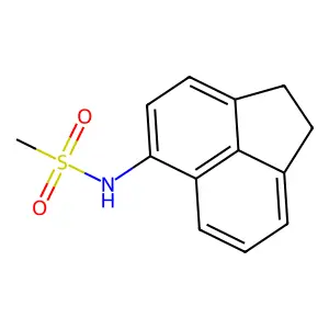N-(1,2-dihydroacenaphthylen-5-yl)methanesulfonamide structure