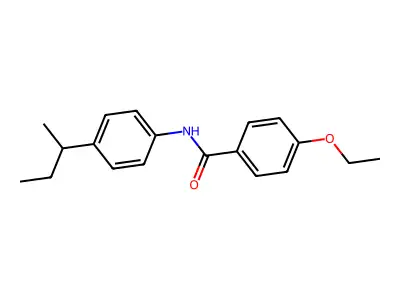 N-[4-(butan-2-yl)phenyl]-4-ethoxybenzamide structure