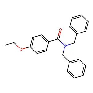 N,N-dibenzyl-4-ethoxybenzamide structure
