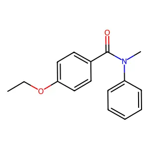 4-ethoxy-N-methyl-N-phenylbenzamide structure