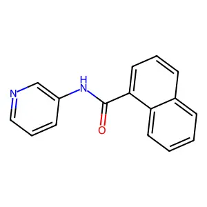 N-pyridin-3-ylnaphthalene-1-carboxamide structure