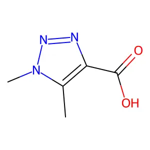 dimethyl-1H-1,2,3-triazole-4-carboxylic acid structure