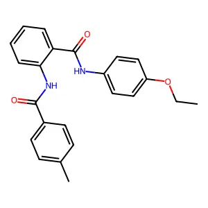 N-(4-ethoxyphenyl)-2-[(4-methylbenzoyl)amino]benzamide structure